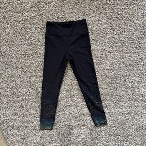 AQUA Athletic Super High-Rise Foil Leggings